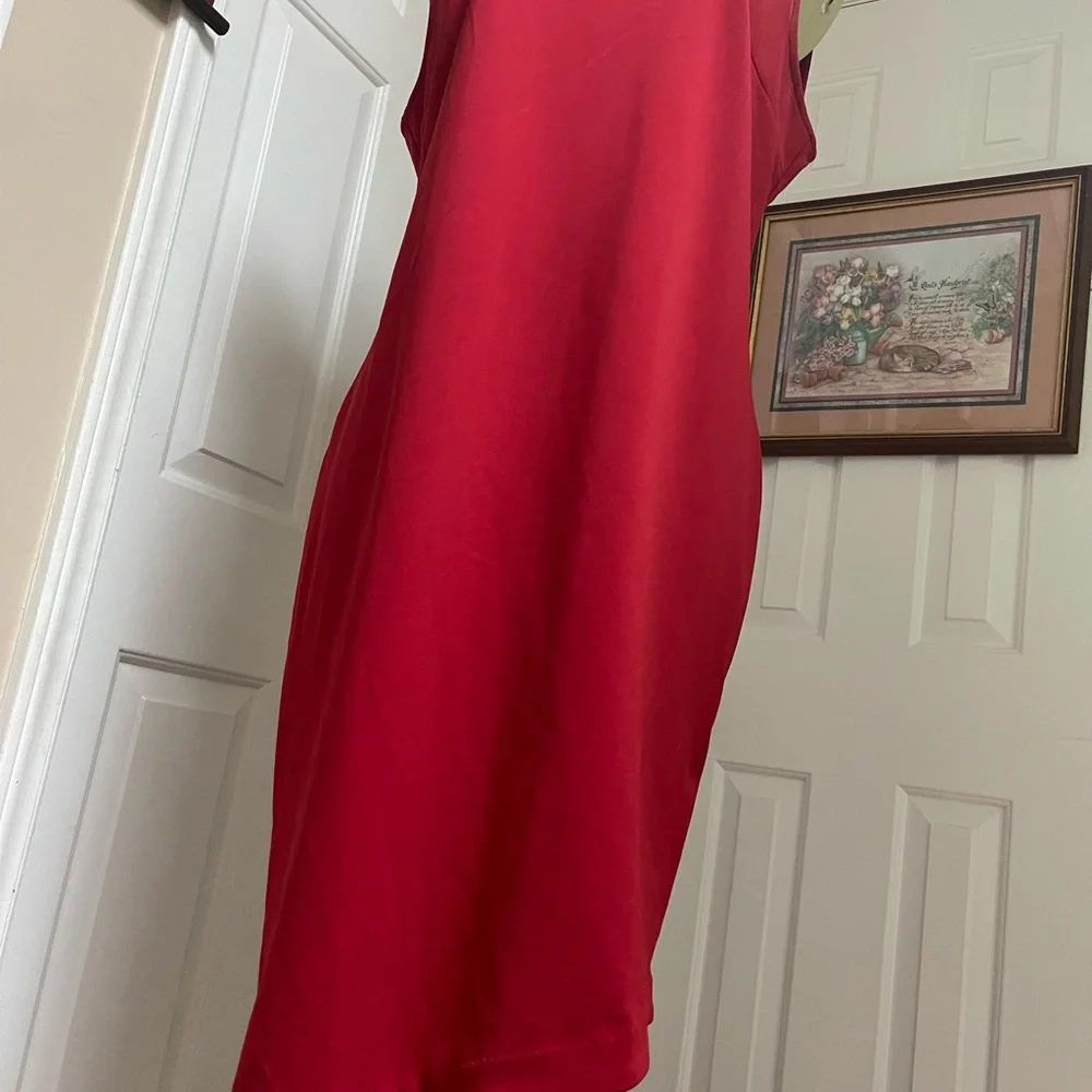 Ice Red Midi Dress - Picture 4 of 8